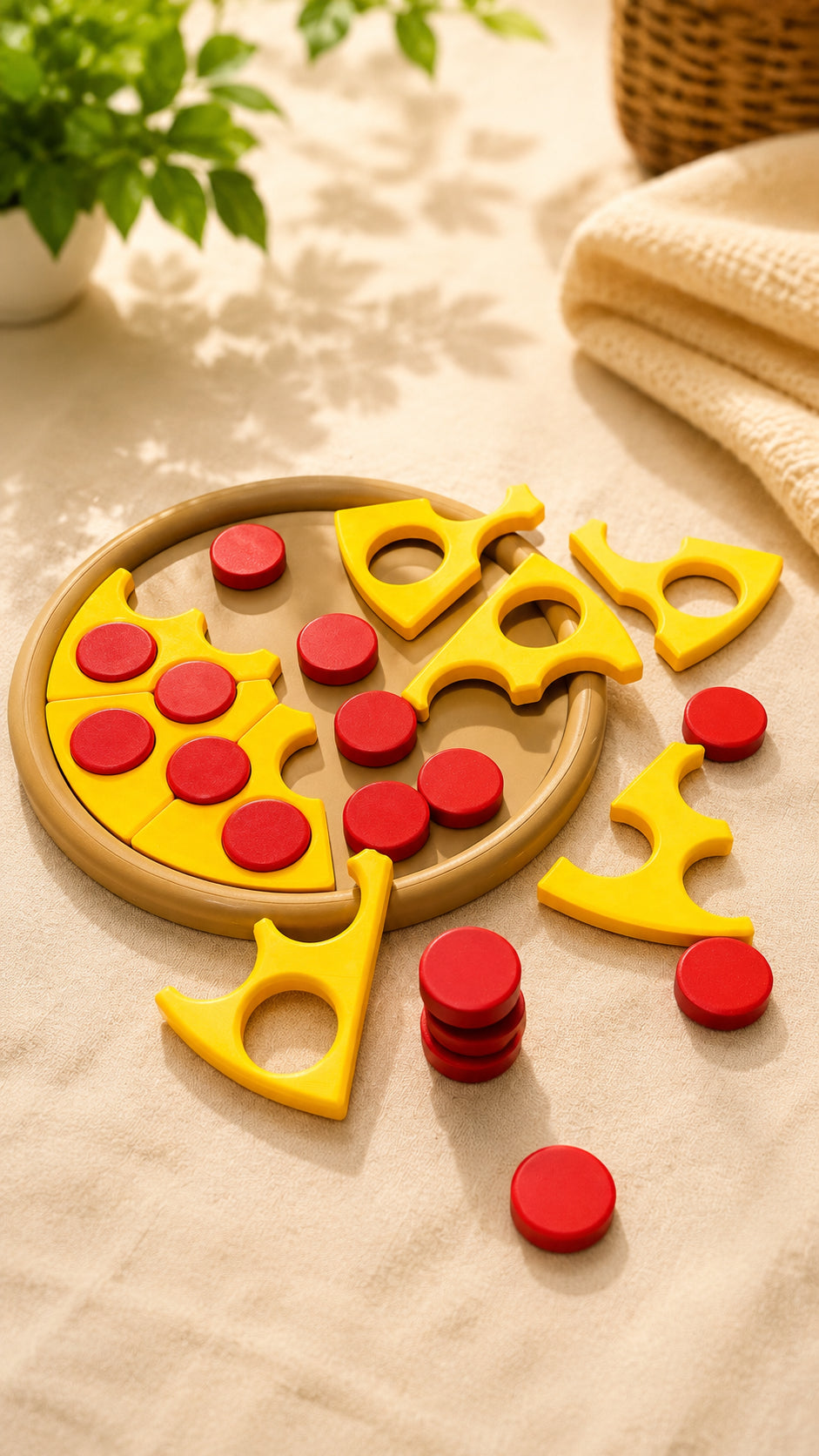 3D Printed Pretend Pizza Play Food Set