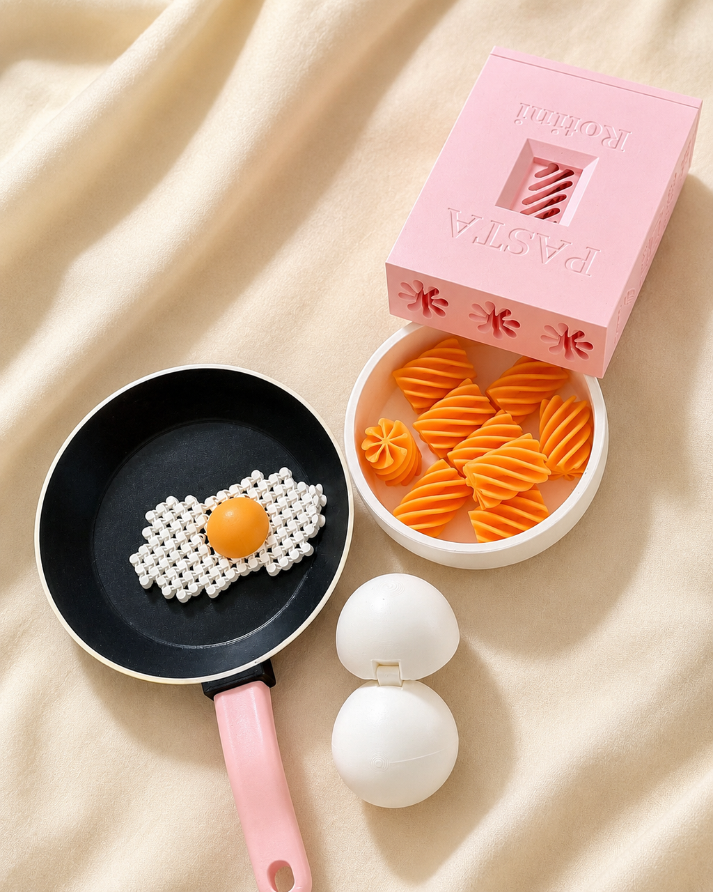 3D Printed Pretend Cooking Play Set,